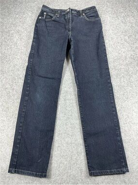 AJ ARMANI JEANS SIZE W28 L28 INDIGO 001 SERIES BLUE COMFORT FIT STRAIGHT WOMENS
